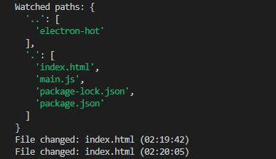 electron live reload|Hot Reload in ElectronJS .